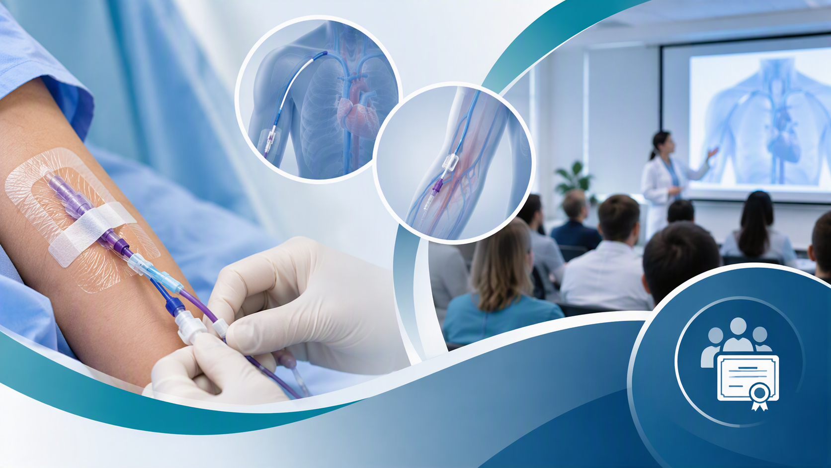 Corso PICC e Midline Roma con ECM - Gestione e Impianto Ecoguidato degli Accessi Venosi